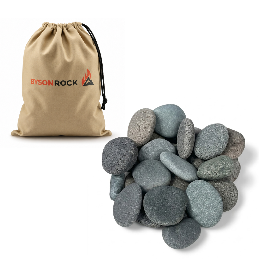 Piedra Botón Gris — 6 kg