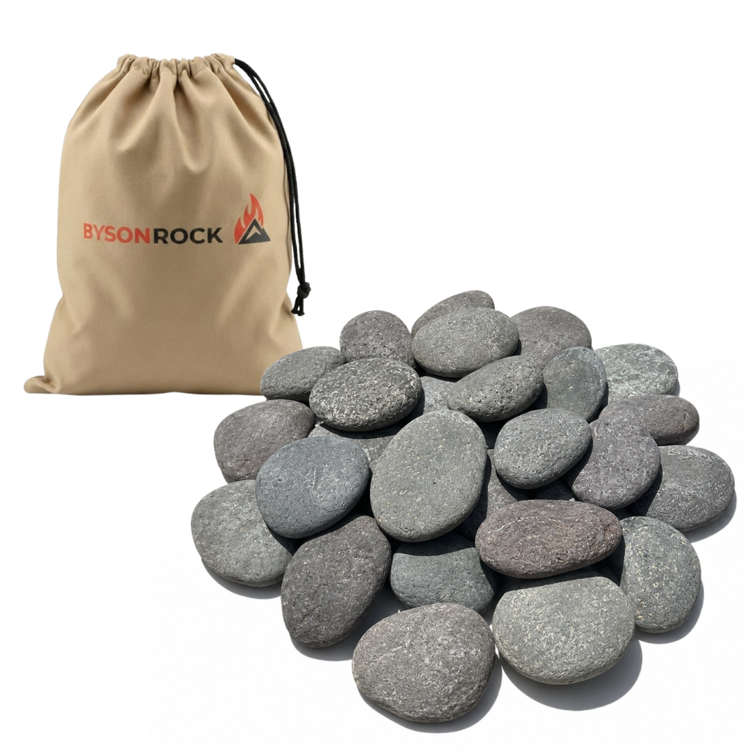 Gray Beach Pebbles